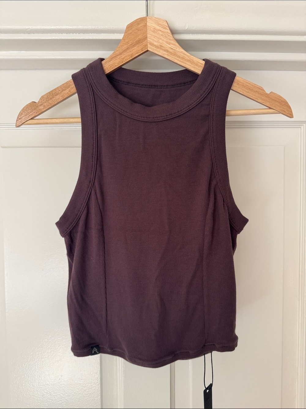 Oner Active Ribbed Tank Top in Deep Brown